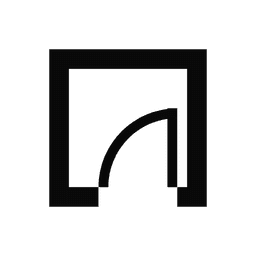 Drawflat logo — a square floor plan mark