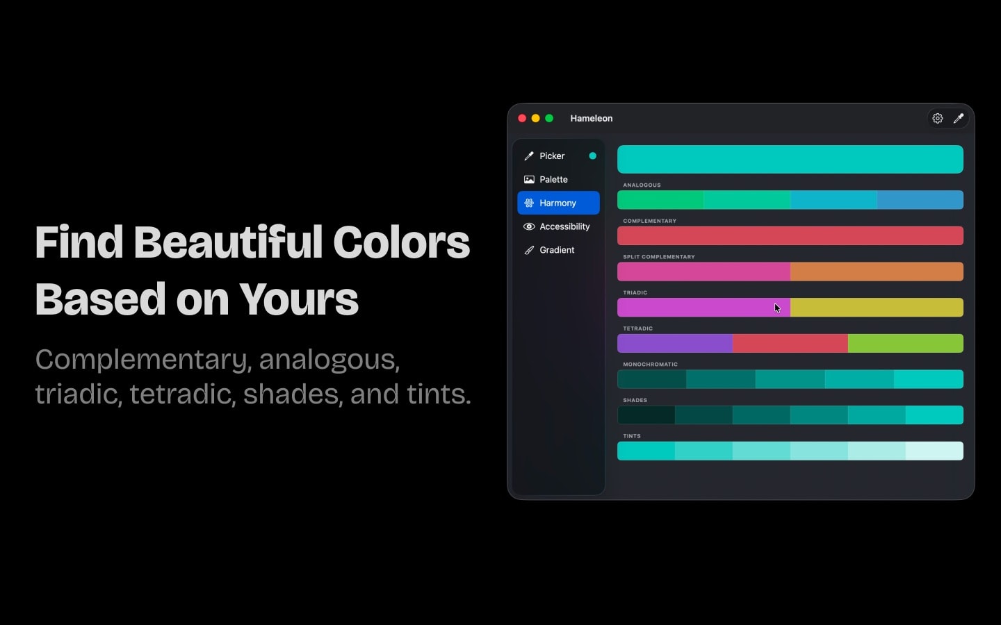Find Beautiful Colors Based on Yours