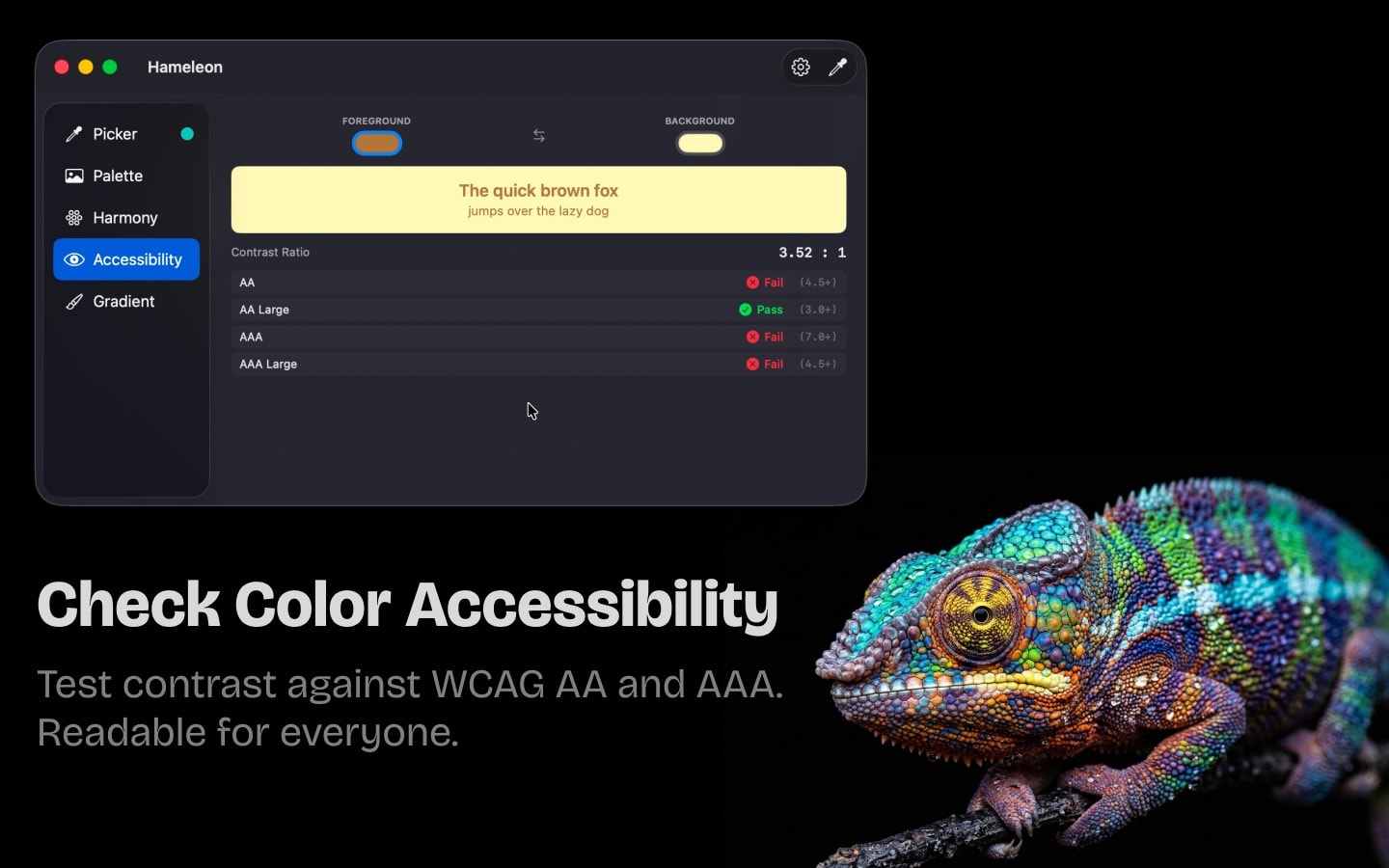 Check Color Accessibility